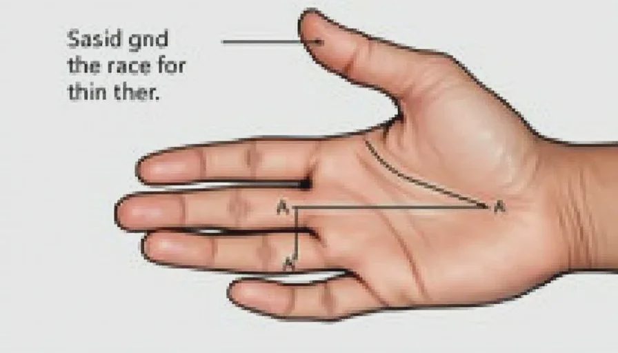 Heart line fork diagram with branches labeled.