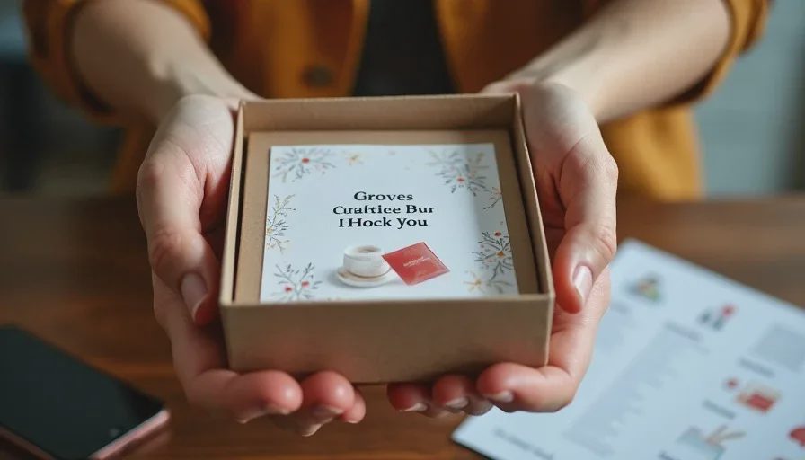 Palm-decoded creative subscription box gift.