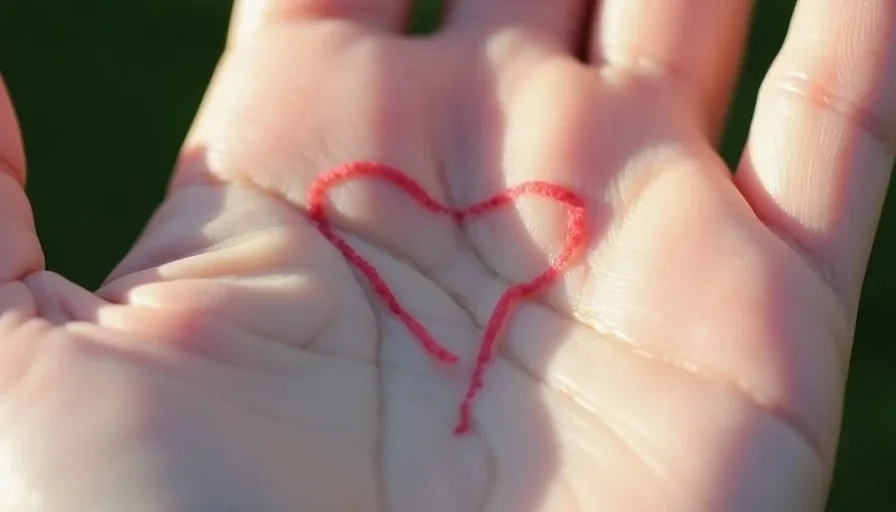 Just uploaded my right palm – can anyone read my heart line?